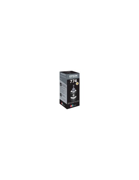 BOTELLA TINTA EPSON T7741 140ML COMPATIBLE CON ECOTANK ET-4550 NEGRA C13T774140
