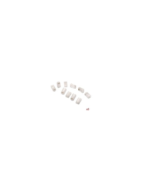 BOLSA 50 CONECTORES AISENS RJ45 8 HILOS CAT.5E AWG24 BLANCO A138-0291