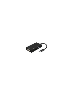 ADAPTADOR AISENS USB 3.1 TIPO-C MACHO A SVGA DVI HDMI 4K HEMBRA 15CM NEGRO A109-0343