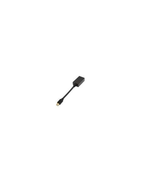 ADAPTADOR AISENS MINI DISPLAYPORT MACHO A HDMI TIPO A HEMBRA 15CM NEGRO A125-0137