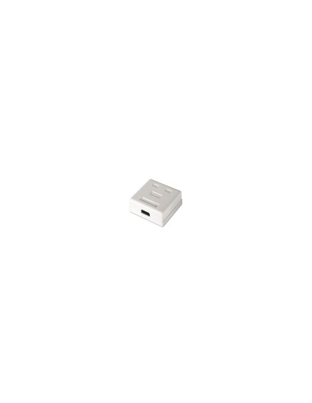 ROSETA DE SUPERFICIE AISENS RJ45 CAT6 UTP 2XTOMAS BLANCO A139-0302