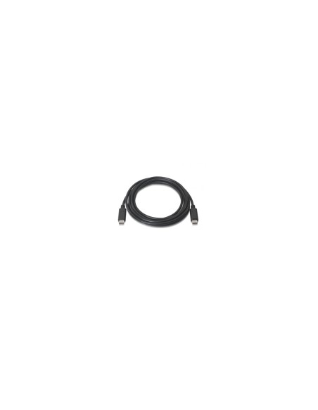 CABLE AISENS USB 2.0 USB TIPO-C MACHO A USB TIPO-C MACHO 3A 2M NEGRO A107-0057