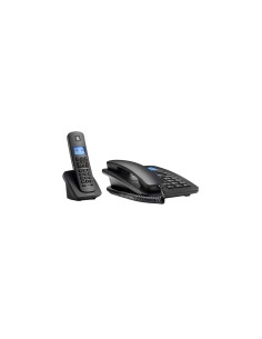 TELEFONO MOTOROLA C4201 COMBO INALAMBRICO FIJO NEGRO E10E09K19B1GSG03 2