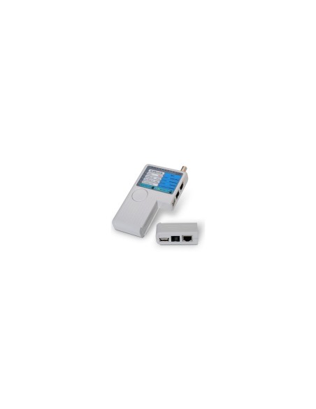 TESTER AISENS PARA CABLE RJ11 RJ12 RJ45 USB COAXIAL INDICADORES LED PARA CONEXIONES Y FALLOS A142-0313