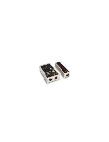 TESTER AISENS PARA CABLE RJ11 RJ12 RJ45 COAXIAL INDICADORES LED PARA CONEXIONES Y FALLOS A142-0314