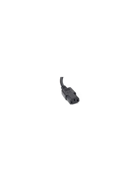 Equip 112210 cable de alimentación Negro 1,6 m C14 acoplador Acoplador C13 2 x