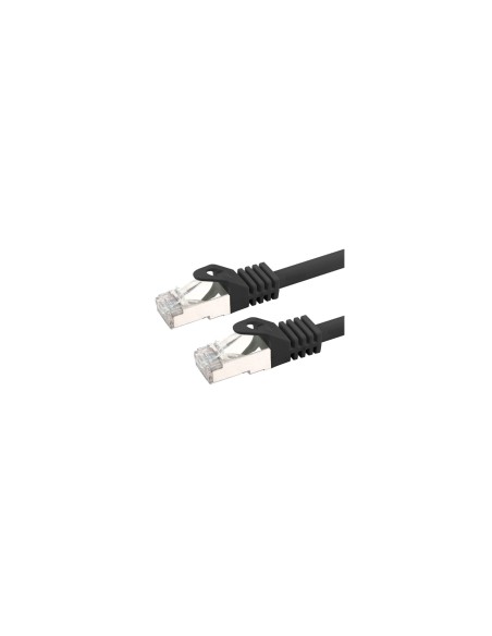 LATIGUILLO APANTALLADO EQUIP S/FTP CATEGORIA 6 HF 3M NEGRO 605592