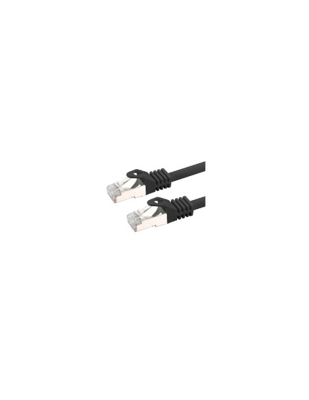 LATIGUILLO APANTALLADO EQUIP S/FTP CATEGORIA 6 HF 7.5M NEGRO 605595