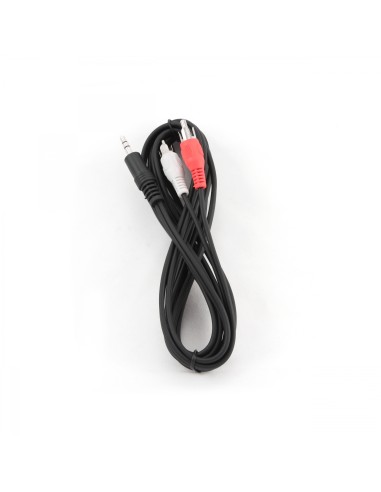 CABLE AUDIO ESTEREO GEMBIRD JACK 3.5MM MACHO A 2 RCA MACHO 2.5M CCA-458-2.5M
