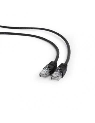 LATIGUILLO GEMBIRD CAT 5E UTP 2METROS NEGRO PP12-2M/BK