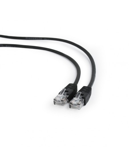 LATIGUILLO GEMBIRD CAT 5E UTP 2METROS NEGRO PP12-2M/BK