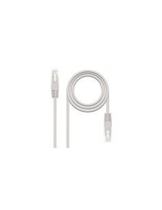 LATIGUILLO NANOCABLE CAT 6 UTP LSZH 1METRO BLANCO 10.20.1301