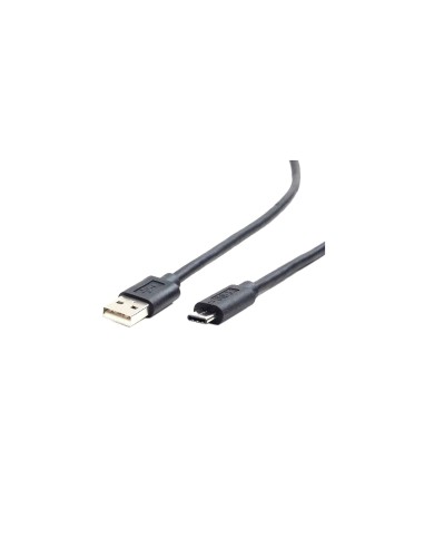 CABLE GEMBIRD USB 2.0 TIPO-A MACHO A USB TIPO-C MACHO 3METROS NEGRO CCP-USB2-AMCM-10