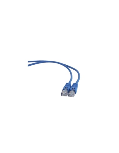 LATIGUILLO GEMBIRD CAT 5E UTP 1METRO AZUL PP12-1M/B