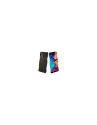 CARCASA MUVIT CRISTAL SOFT TRANSPARENTE PARA SAMSUNG GALAXY A20E FLEXIBLE POLIURETANO MUCRS0229