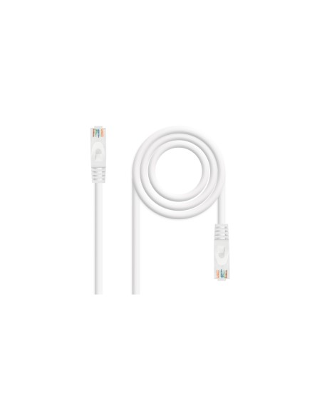 LATIGUILLO NANOCABLE CAT 6A LSZH UTP 3METROS BLANCO 10.20.1803-W