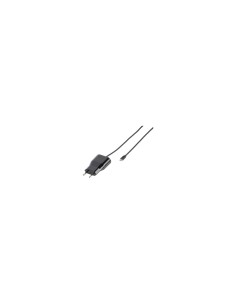 CARGADOR VIVANCO PARA PARED MICRO USB 1.2A ENTRADA 100-240V SALIDA 5V 500MA MAX CABLE 1.2M NEGRO 38344