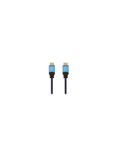 CABLE AISENS HDMI MACHO A HDMI MACHO MULTIPLE APANTALLAMIENTO Y RECUBRIMIENTO NYLON 10M NEGRO AZUL A120-0360