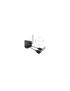 NANOCABLE 10.22.0901 ADAPTADOR ALIMENTACION CONECTORES C14 MACHO A CEE7 HEMBRA 25CM NEGRO 2