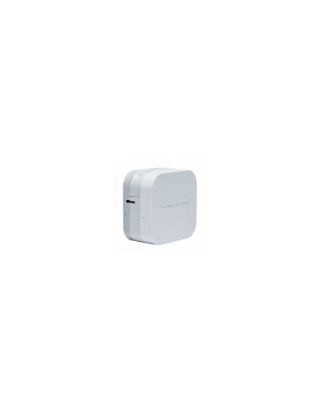 ROTULADORA ELECTRONICA PORTATIL BROTHER TRANSFERENCIA TERMICA CINTAS TZE HASTA 12MM BLUETOOTH CUBE BLANCA PT-P300BT