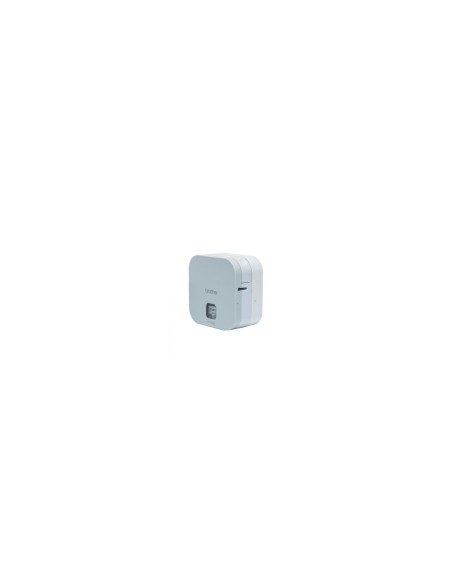 ROTULADORA ELECTRONICA PORTATIL BROTHER TRANSFERENCIA TERMICA CINTAS TZE HASTA 12MM BLUETOOTH CUBE BLANCA PT-P300BT