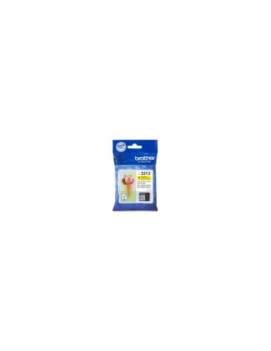 CARTUCHO ORIGINAL TINTA BROTHER HASTA 400PAG AMARILLO LC3213Y