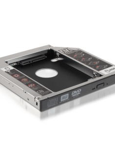 ADAPTADOR PARA PORTATIL AISENS PARA SUSTITUIR DVD DE 12.75MM POR HD SSD DE 2.5 SATA INCLUYE TORNILLOS DE MONTAJE A129-0152 2