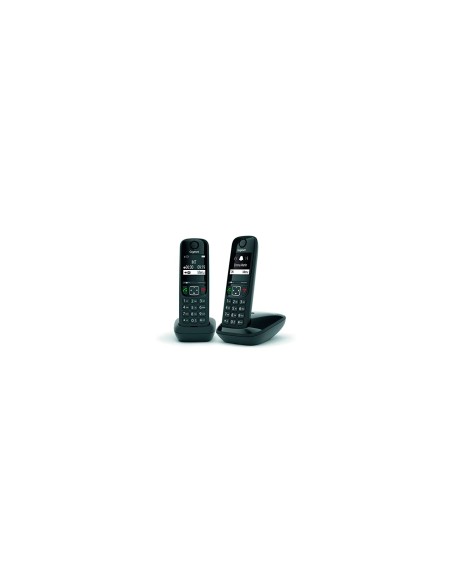 TELEFONO GIGASET AS690 DUO NEGRO L36852-H2816-D201