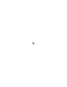 SILLA FIJA VILLALGORDO CHASIS NEGRO BALI ROJO 27NBALI933