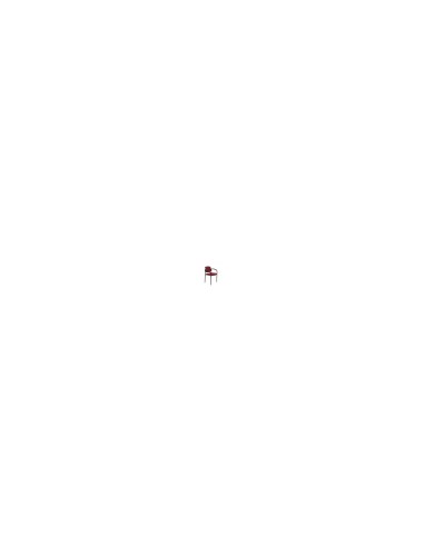 SILLA FIJA VILLALGORDO CHASIS NEGRO BRAZOS BALI ROJO 27NBALI933CB