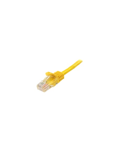 StarTech.com Cable de Red de 0,5m Amarillo Cat5e Ethernet RJ45 sin Enganches