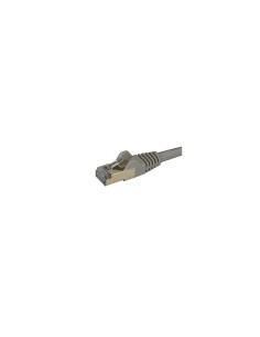 StarTech.com Cable de 2m de Red Ethernet RJ45 Cat6a Blindado STP - Cable sin Enganche Snagless - Gris 2