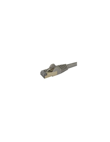 StarTech.com Cable de 2m de Red Ethernet RJ45 Cat6a Blindado STP - Cable sin Enganche Snagless - Gris