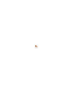 SILLA FIJA VILLALGORDO CHASIS BRAZOS NEGRO SIMILPIEL NARANJA 27NSPNACB
