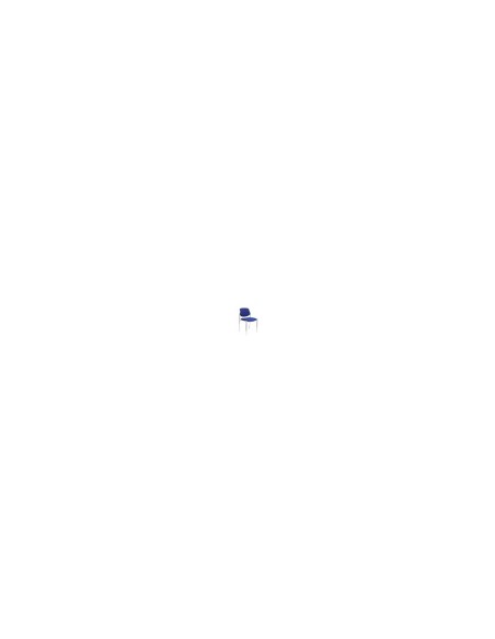 SILLA FIJA VILLALGORDO CHASIS CROMO BALI AZUL 27CRBALI229
