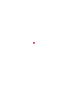 SILLA FIJA VILLALGORDO CHASIS CROMO BALI ROJO 27CRBALI350