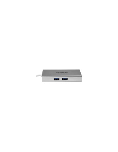 StarTech.com Adaptador USB-C Multifunción para Ordenadores Portátiles - con Entrega de Potencia - 4K HDMI - USB 3.0 - Blanco