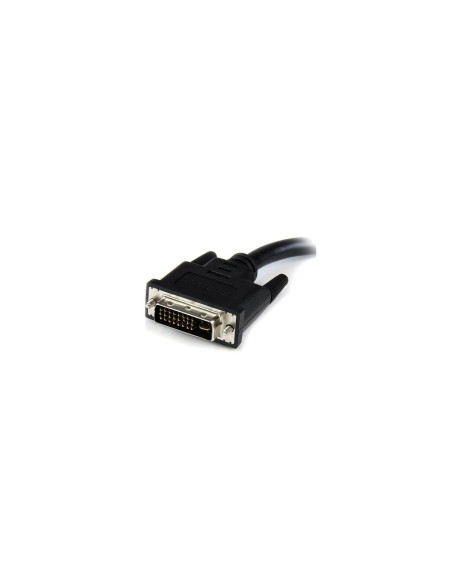 StarTech.com Adaptador Conversor de 20cm DVI-I a VGA - DVI-I Macho - HD15 Hembra - Cable Convertidor Negro
