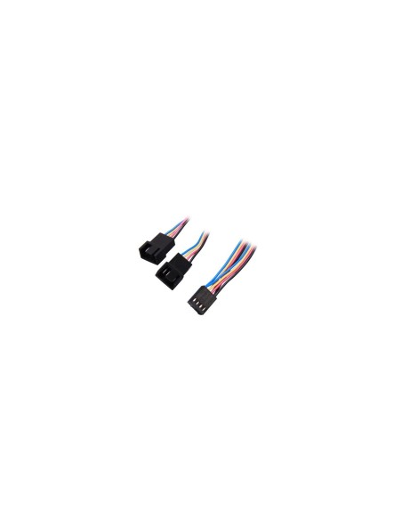 StarTech.com FAN4SPLIT12 Cable  Alimentación Divisor 0,3m PWM 4 Pines Ventilador Fan Placa Base Macho a Hembra