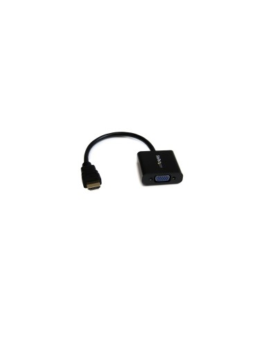 StarTech.com Adaptador Conversor de VÍ­deo HDMI a VGA HD15 - 1080p - Negro