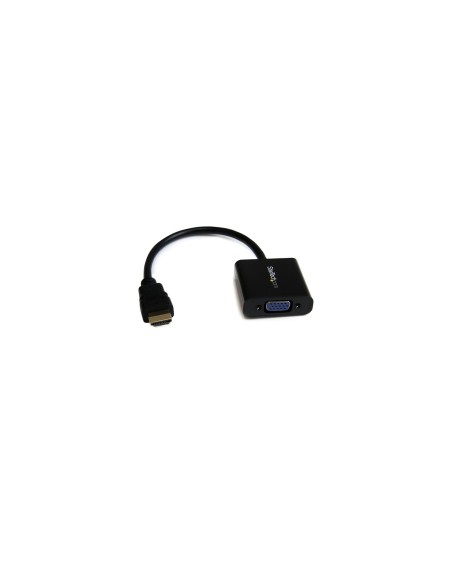StarTech.com Adaptador Conversor de VÍ­deo HDMI a VGA HD15 - 1080p - Negro