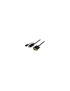 StarTech.com Cable de 3m Conversor Activo HDMI a VGA - Adaptador 1920x1200 1080p - Negro
