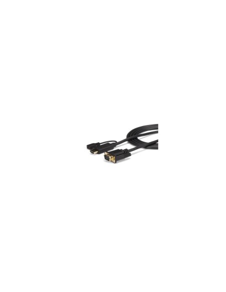StarTech.com Cable de 0.9m Conversor Activo HDMI a VGA - Adaptador 1920x1200 1080p - Negro