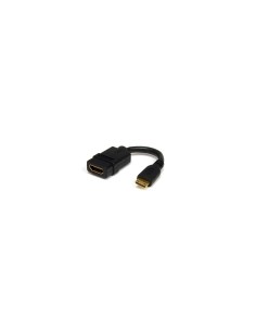 StarTech.com Cable Adaptador HDMI de alta velocidad de 12cm - HDMI a Mini HDMI - Negro