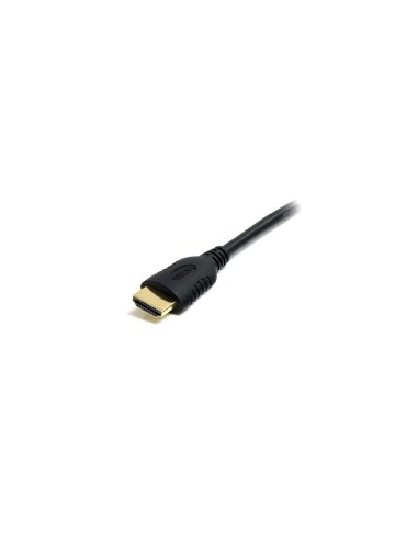 StarTech.com Cable HDMI de alta velocidad con Ethernet 2m - HDMI a Mini HDMI - Macho a Macho - Negro