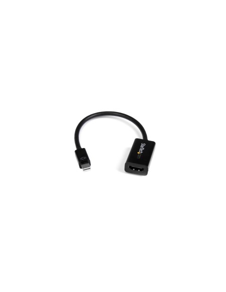 StarTech.com Conversor de VÍ­deo Mini DisplayPort a HDMI con Audio â?? Adaptador Activo MDP 1.2 para MacBook Pro â?? 4K 30Hz - N