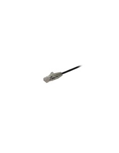StarTech.com Cable de red Cat6 UTP Delgado con Conectores RJ45 sin Enganches - 2.5M Negro