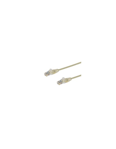 StarTech.com Cable de red CAT6 UTP Delgado con Conectores RJ45 sin Enganches - 2.5m Gris