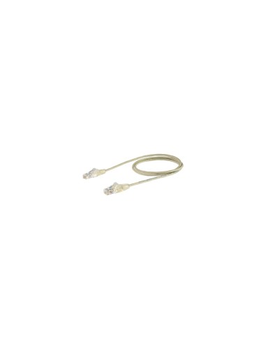 StarTech.com Cable de red Cat6 UTP Delgado con Conectores RJ45 sin Enganches - 0.5m Gris