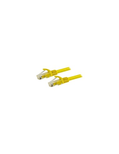 StarTech.com Cable de red Cat6 Ethernet RJ45 sin Enganches UTP 24AWG - 1.5m Amarillo